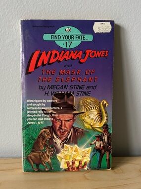 RARE - Indiana Jones: The Mask of the Elephant - Find Your Fate #17 - 1987